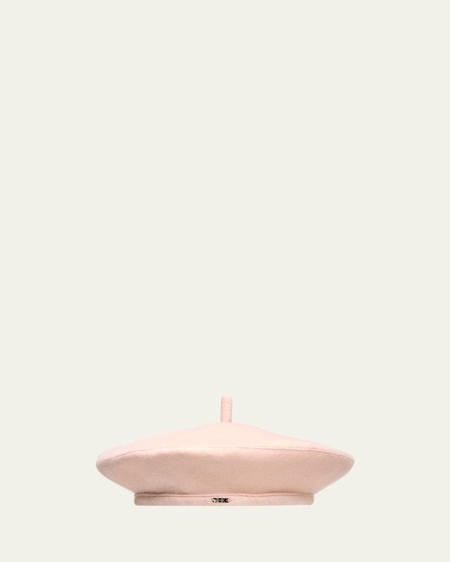 Carter Blush Cashmere Beret